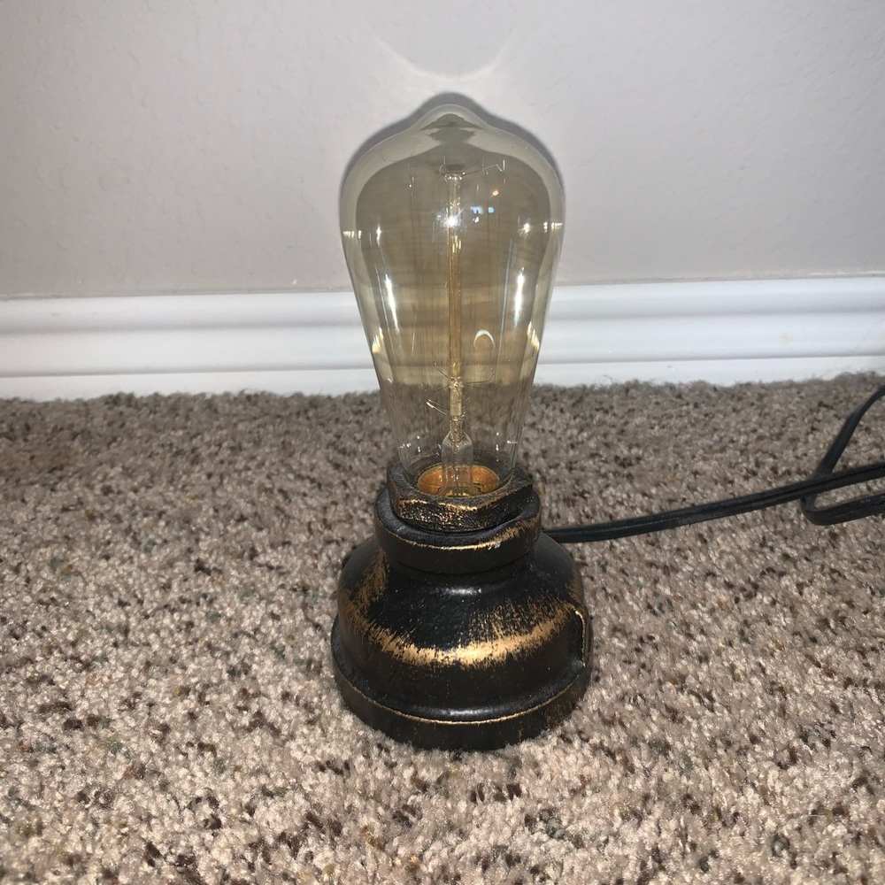 Vintage Edison light bulb